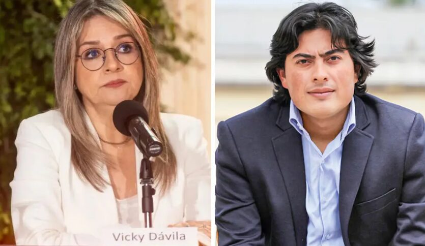 Nicolás Petro denuncia a Vicky Dávila