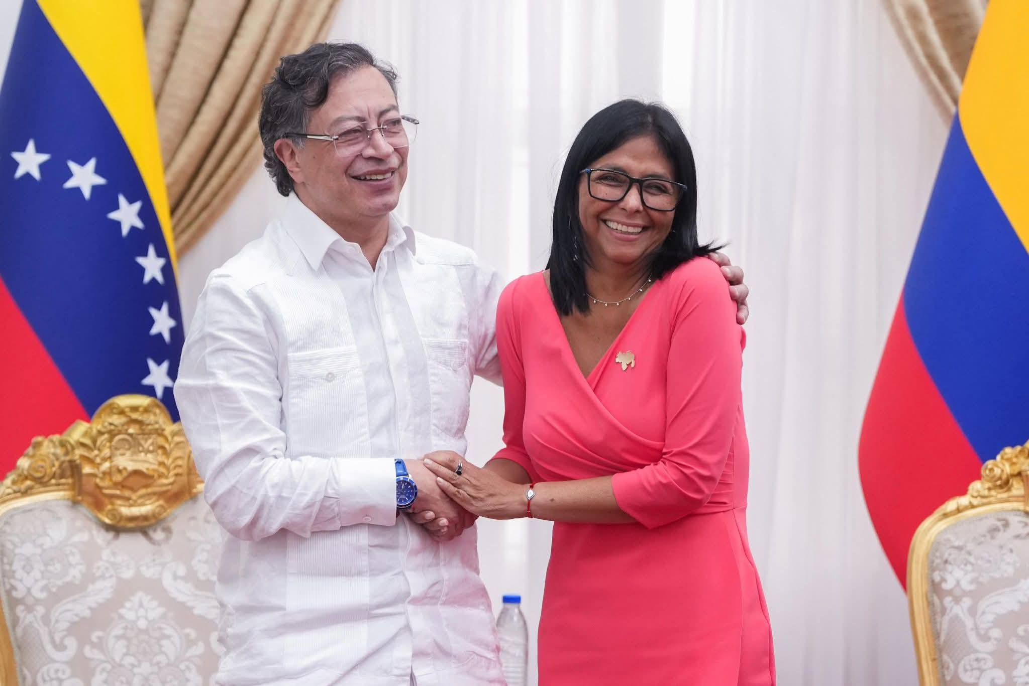 Petro y Delcy Rodríguez, se unen en plan de seguridad fronteriza