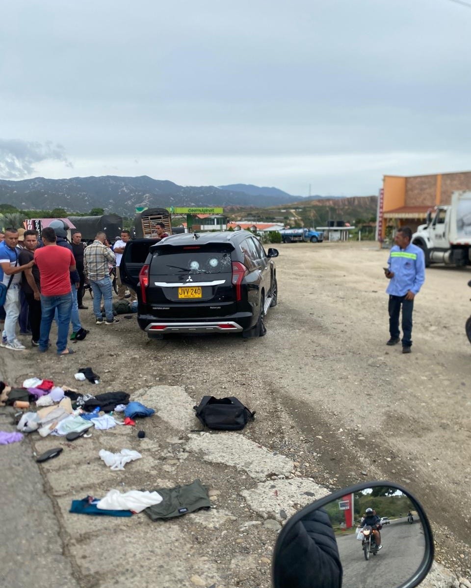 Asesinan a cinco personas en ataque contra esquema de la UNP en la vía Ocaña–Ábrego